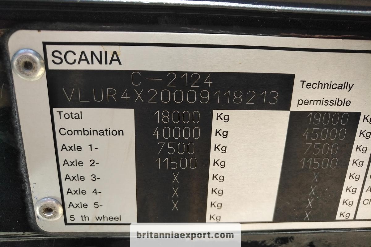Used 2007 SCANIA R500 V8 Euro 4 4x2 Tractor Unit with PTO and Hydraulics