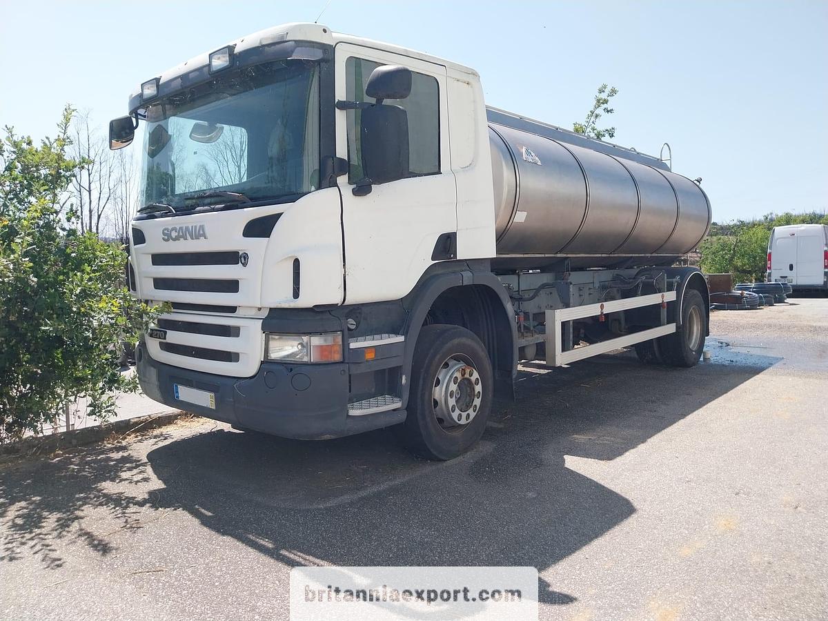 Used 2008 SCANIA  P270 Stainless Steel Food Tanker Truck