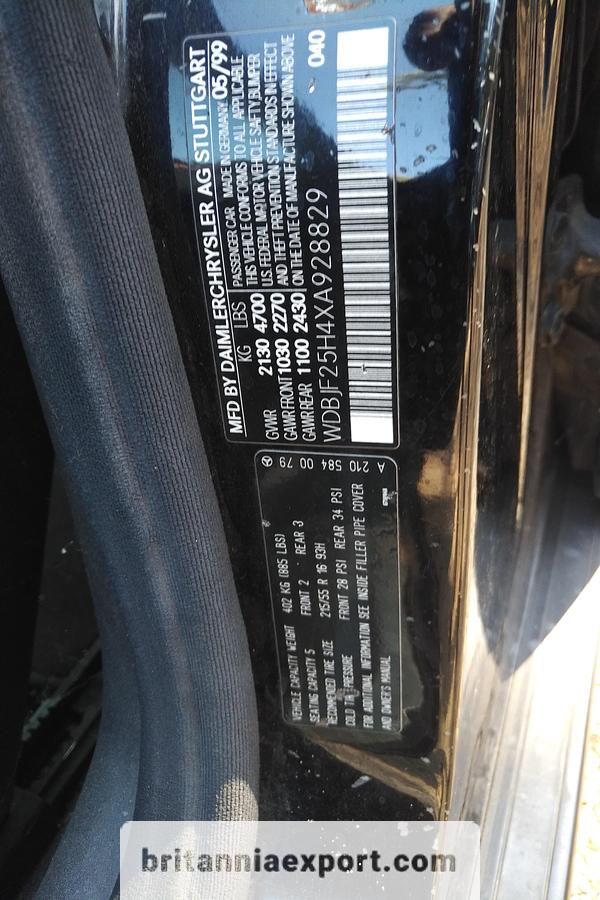 Used 1999 MERCEDES-BENZ E300 Turbo Diesel W210 OM606 - USA Specification