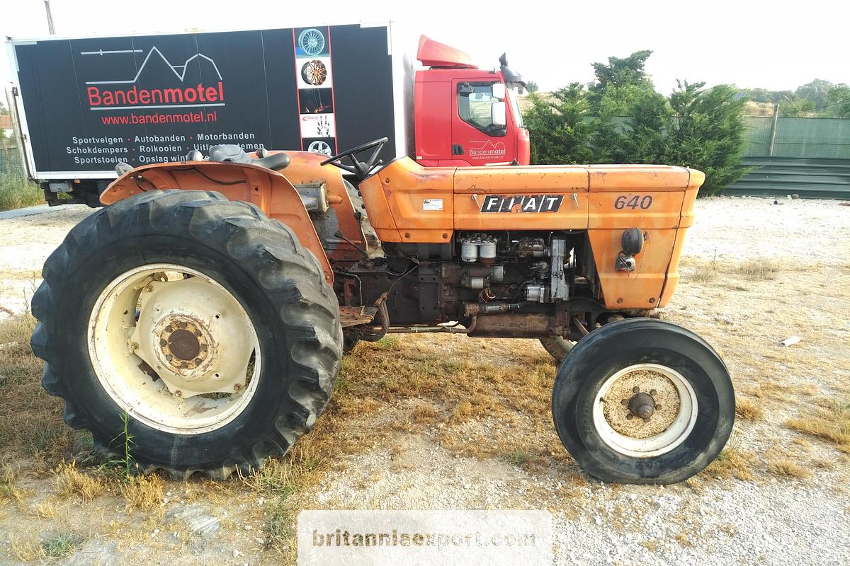 Used 1978 FIAT 640 3.5 4 Cylinder Diesel 4x2 Farm Tractor - Made in Italy