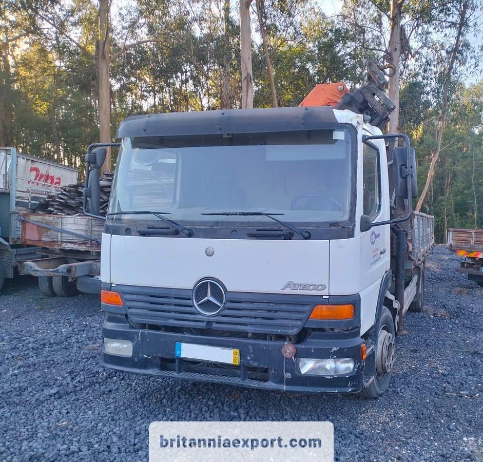 Used 2003 MERCEDES-BENZ Atego 1528 | 15 Ton | 3 Way Tipper | with Palfinger PK7501 5.7 Ton Crane