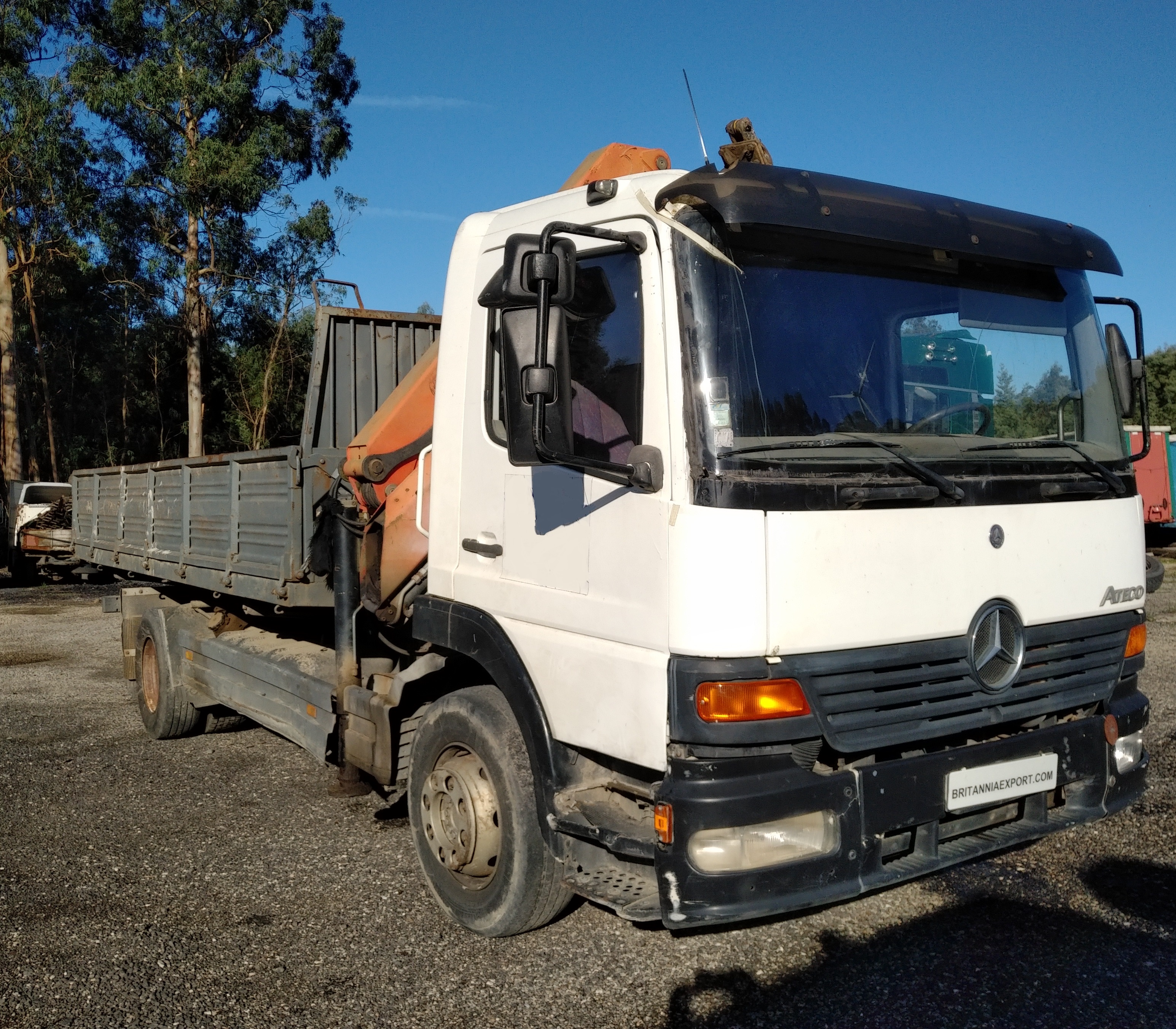 Used 2003 MERCEDES-BENZ Atego 1528 | 15 Ton | 3 Way Tipper | with Palfinger PK7501 5.7 Ton Crane