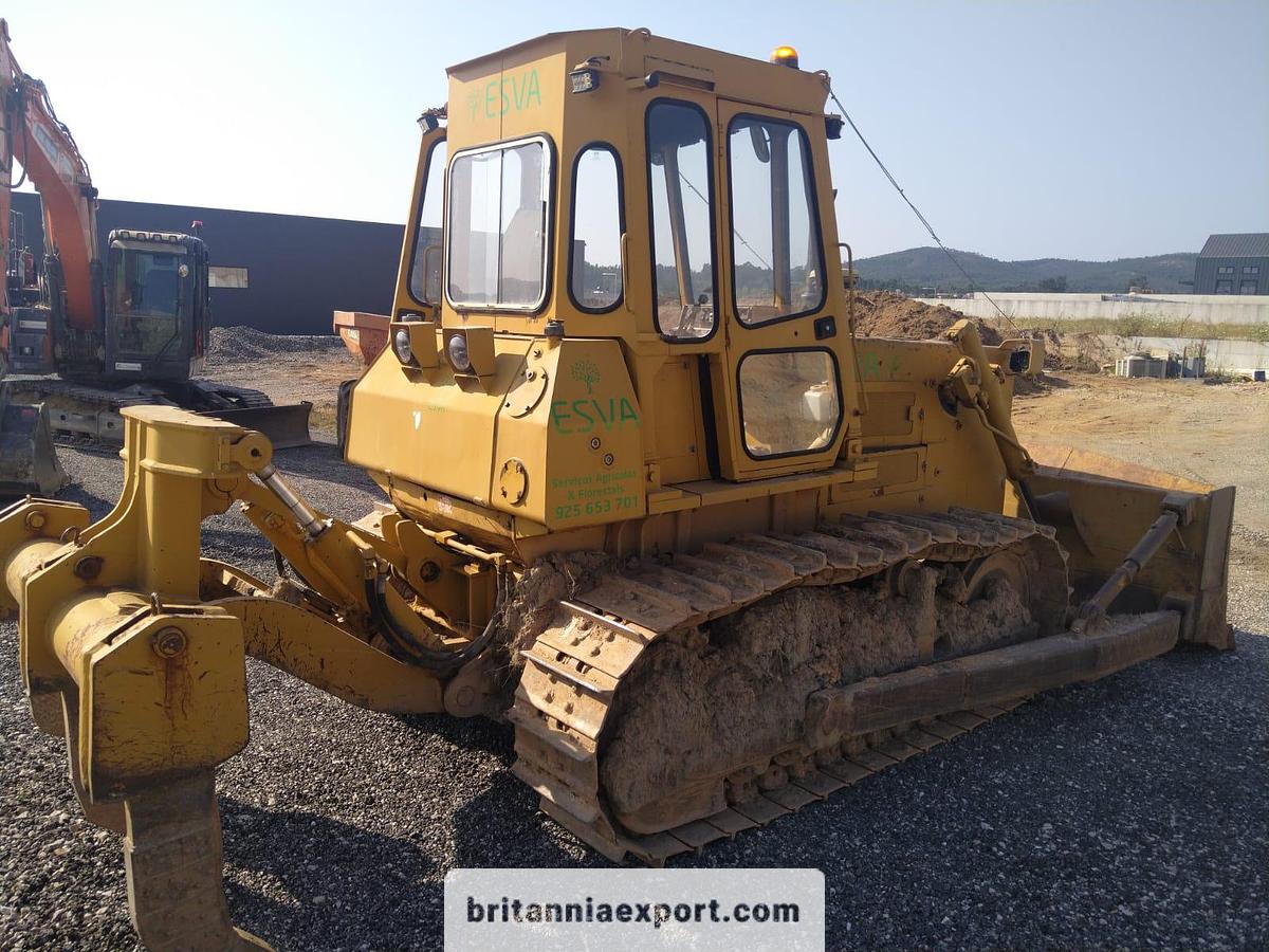 Used 1990 FIATALLIS FD14 Bulldozer with Ripper | 4525 Hours | Heavy Duty Crawler Dozer