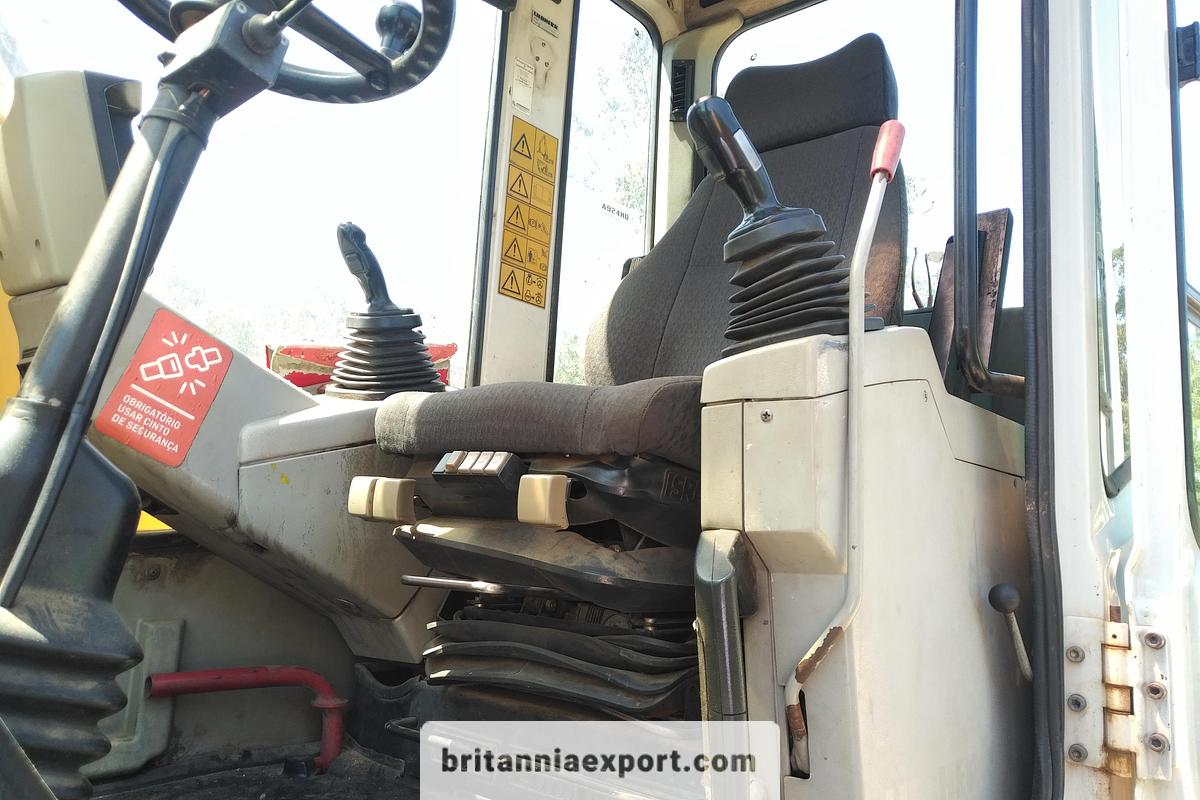 Used 2001 LIEBHERR  A924 Litronic Wheeled Excavator with Grab | Front Blade