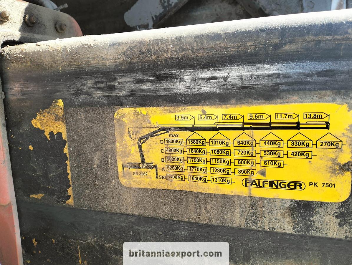 Used 2003 MERCEDES-BENZ Atego 1528 | 15 Ton | 3 Way Tipper | with Palfinger PK7501 5.7 Ton Crane