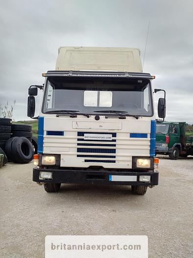 Used 1989 Scania P 93M 250 19 ton flatbed truck