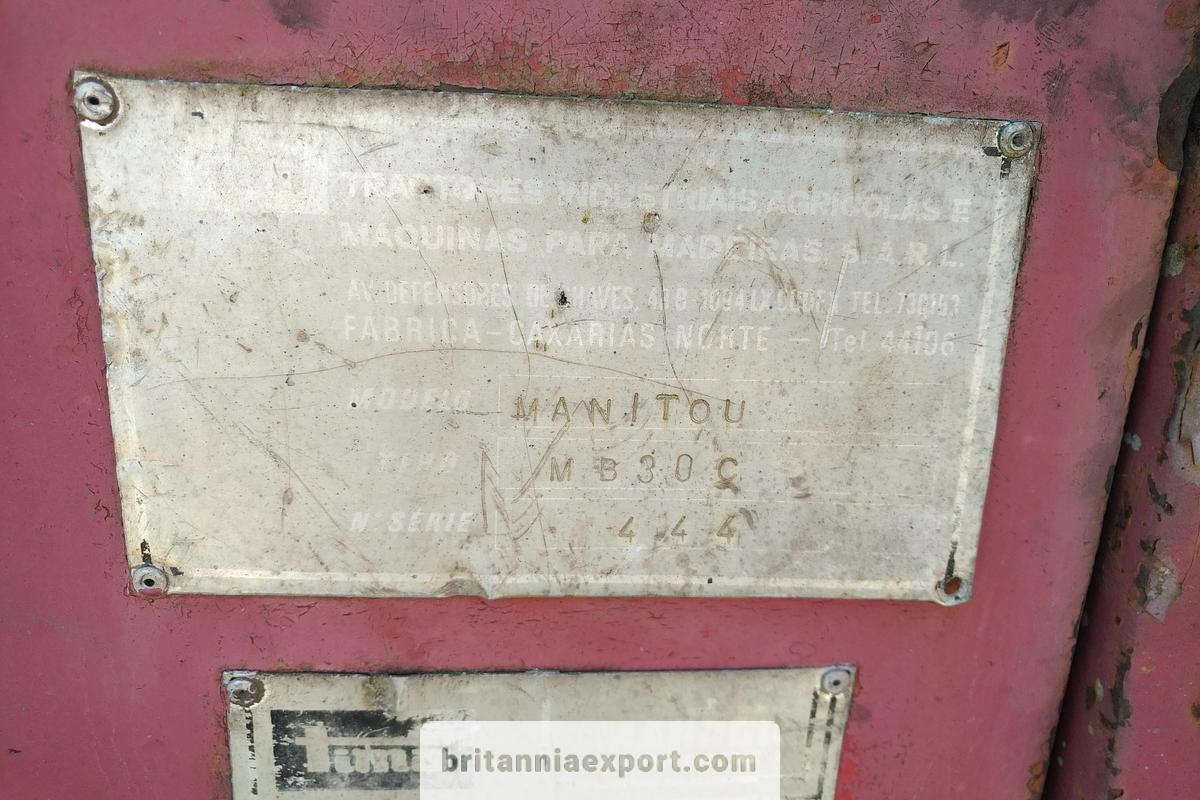 Used 1985 MANITOU MB30 C | Rough Terrain | 3 Ton Forklift | 6086 Hours
