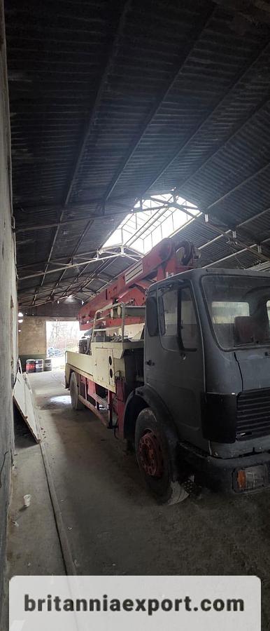 Used 1985 MERCEDES-BENZ 1624 OM441LA Truck with Putzmeister 22m Concrete Pump