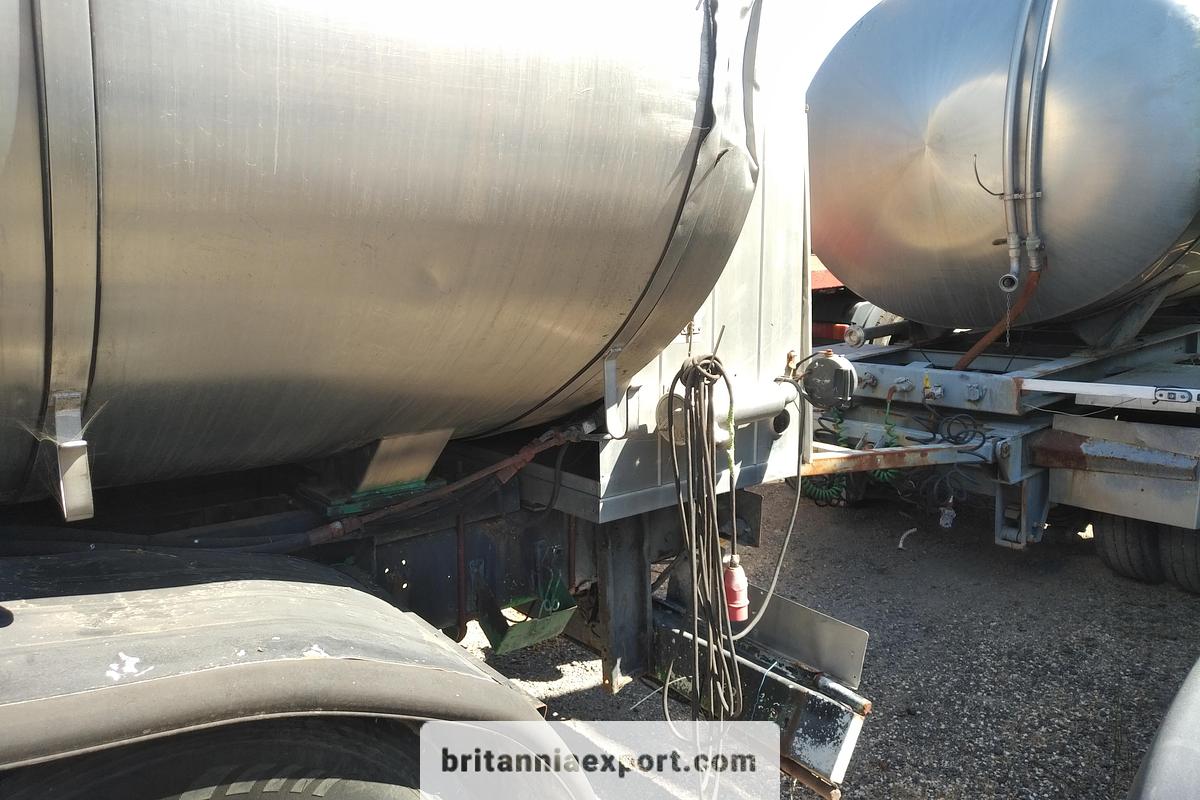 Used 1997 SCANIA 124 L 400 6x2 Stainless Steel Food Tanker Truck