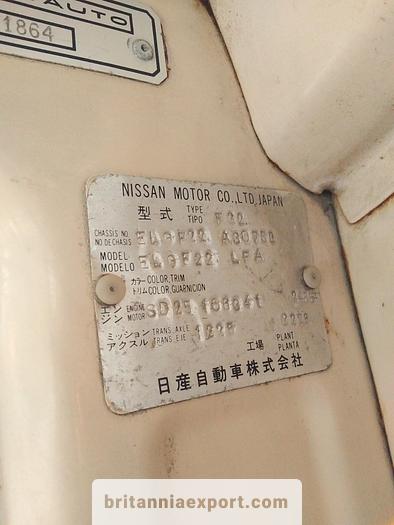 Used 1986 Nissan Cabstar F22 SD25 pickup truck.