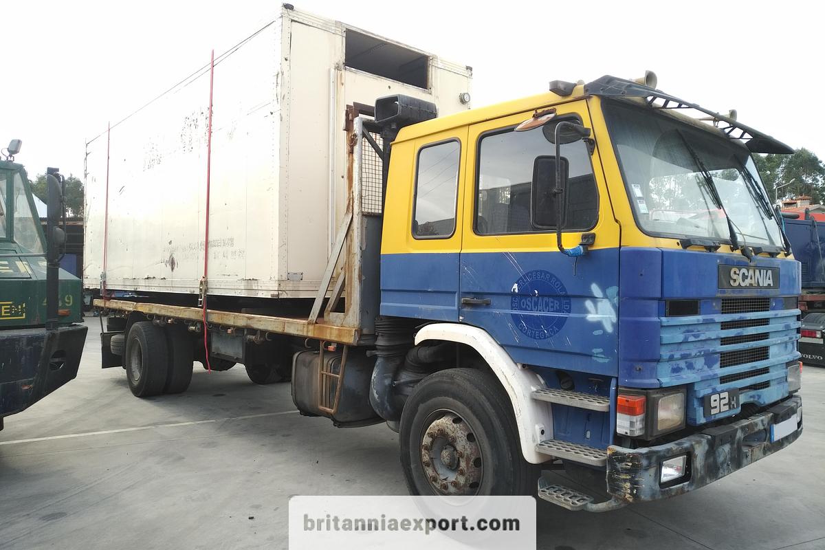 Used 1987 SCANIA P 92H Intercooler 4x2 6 Tyres 19 Ton Flatbed Truck