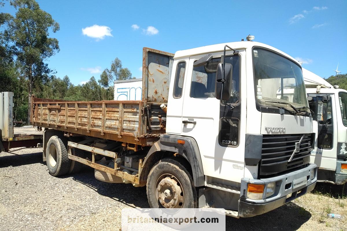 Used 1994 VOLVO FS7 260 Intercooler Manual Injector Pump On Full Springs 19 Ton 3 Way Tipper