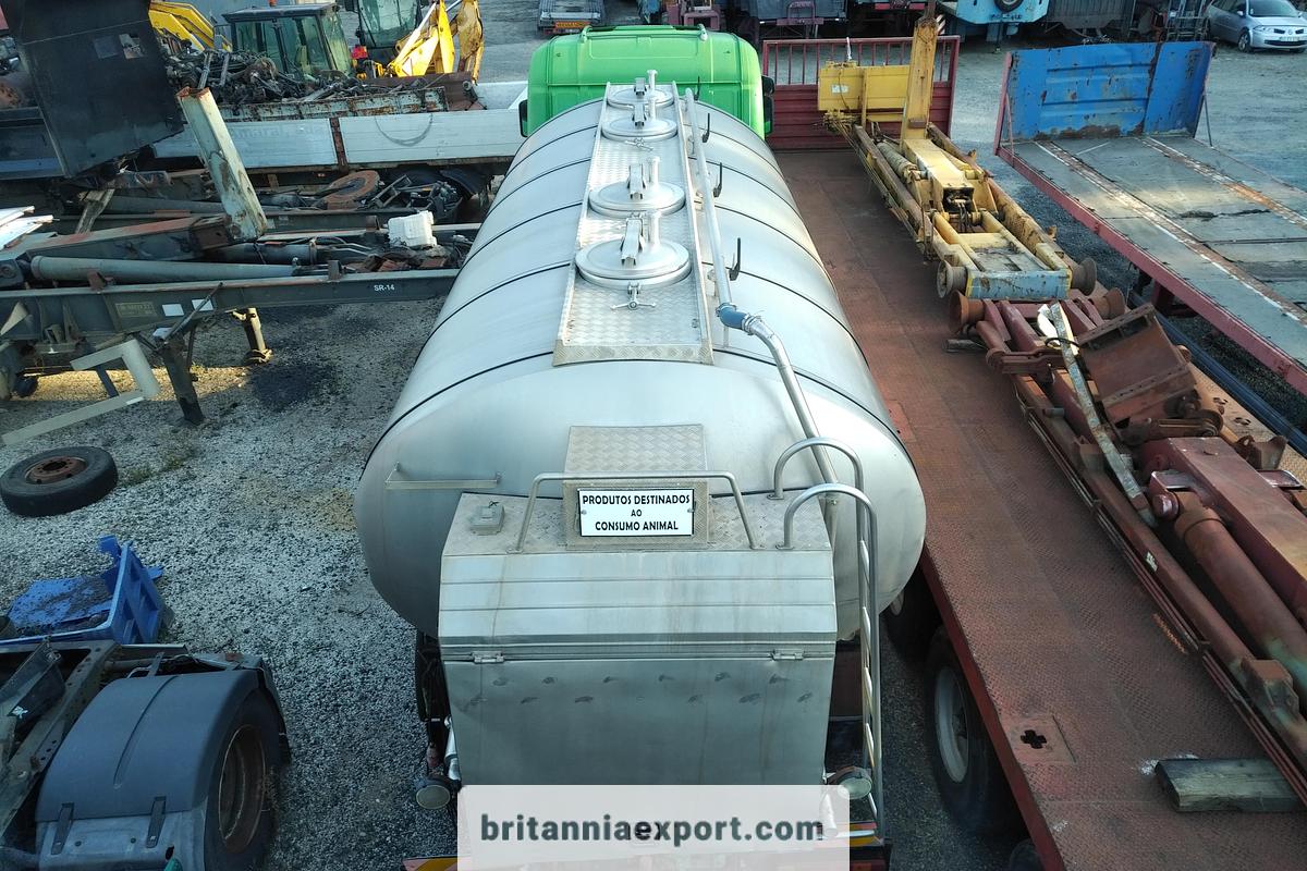 Used 1997 SCANIA 124 L 400 6x2 Stainless Steel Food Tanker Truck
