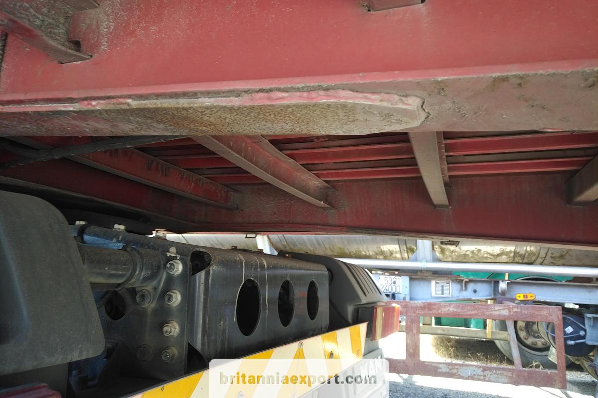 Used 1991 Trouillet  ST3340 Heavy Duty Flatbed Semi-Trailer Container Twist Locks 33500 Kg GVW