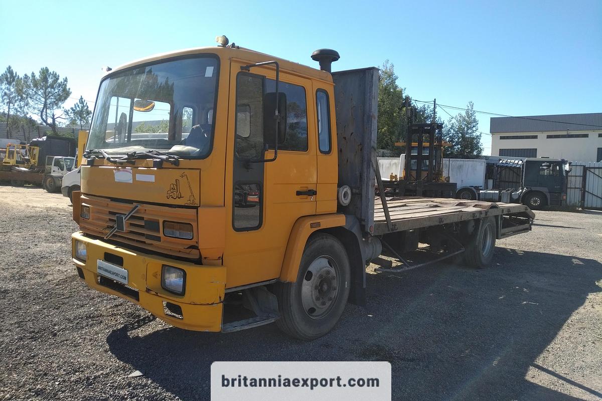 Used 1989 VOLVO FL614 Turbo 170 14 Ton Plant Recovery Truck Manual Ramps
