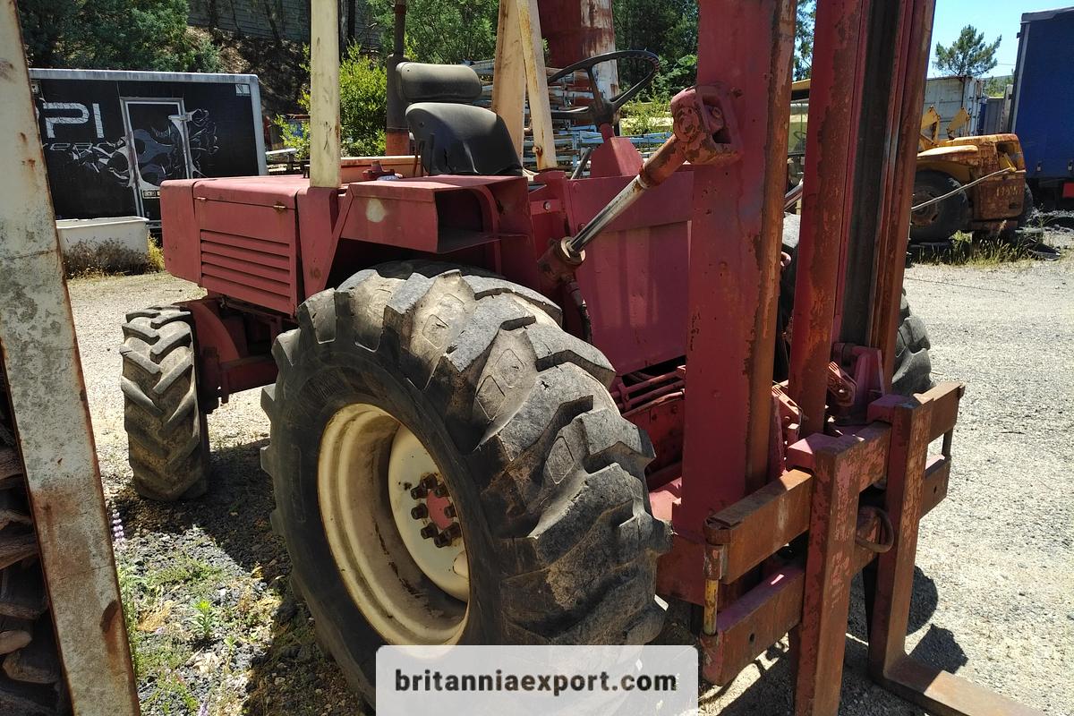Used 1985 MANITOU MB30 C Rough Terrain 3 Ton Forklift, 6086 Hours
