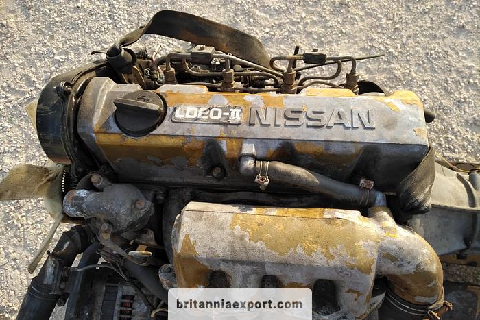 Used 1987 NISSAN LD20-II 2.0 diesel engine & manual gearbox for Nissan Vanette