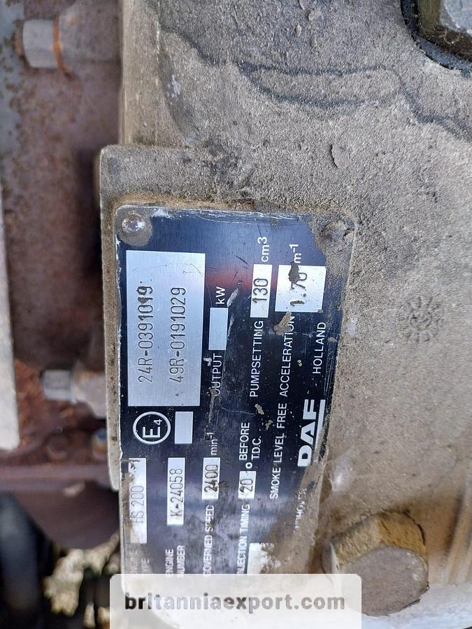 Used 1993 DAF 2700 ATI 6x4 26 Ton Tipper with HMF 820 Crane | Export Ready.