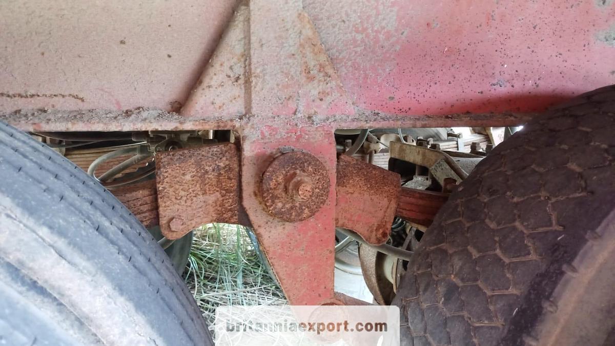 Used 1990 Basgaia 2 Axles Twin Wheel | 30 Ton Tipper Semi-Trailer | Spring Suspension |