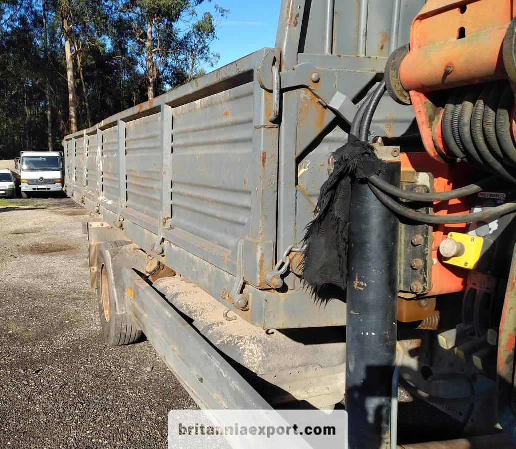 Used 2003 MERCEDES-BENZ Atego 1528 | 15 Ton | 3 Way Tipper | with Palfinger PK7501 5.7 Ton Crane