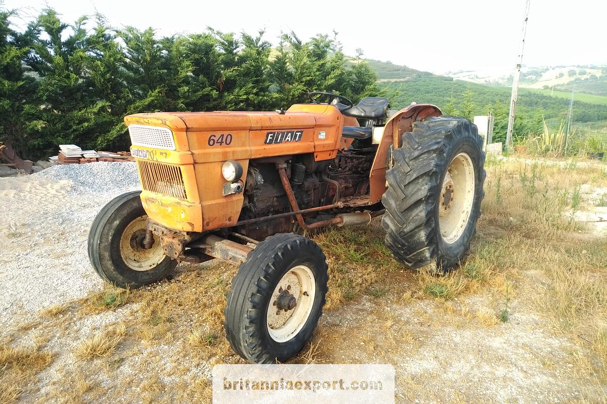 Used 1978 FIAT 640 3.5 4 Cylinder Diesel 4x2 Farm Tractor - Made in Italy