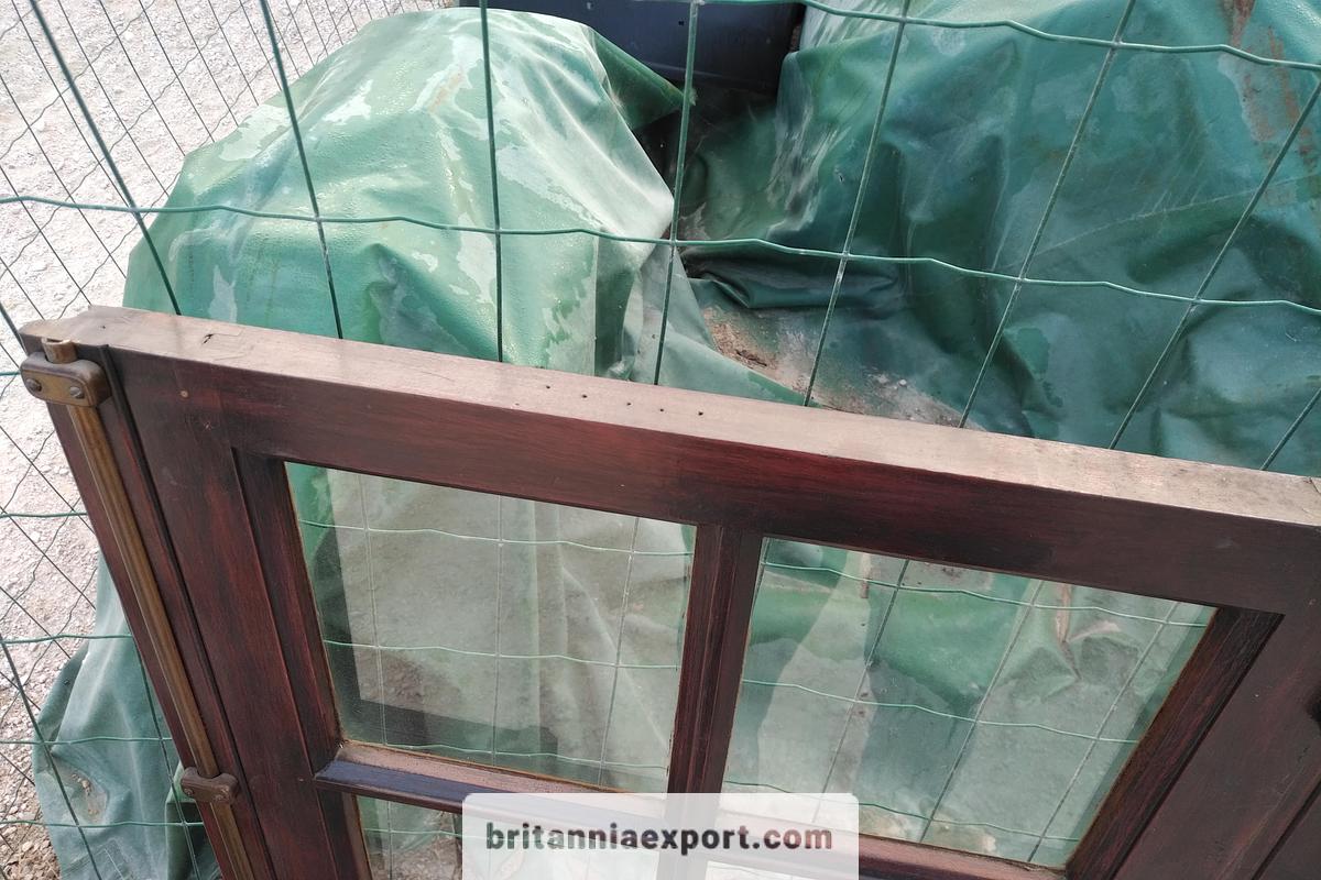 Used Solid  Wood Window Set