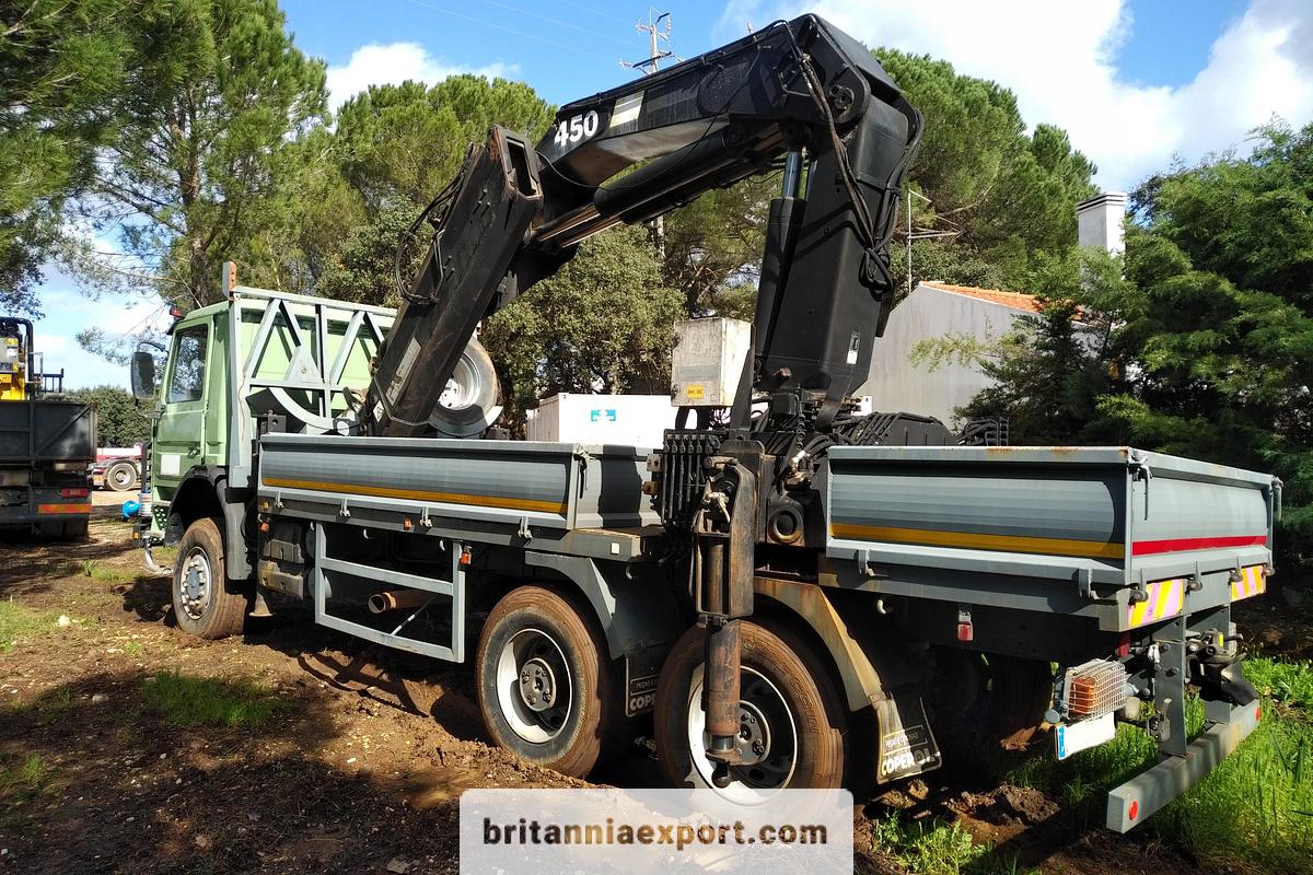 Used 1991 SCANIA P 113H 320 | 6x6 10 Tyres |  26 Ton | Truck with HIAB 450 Crane