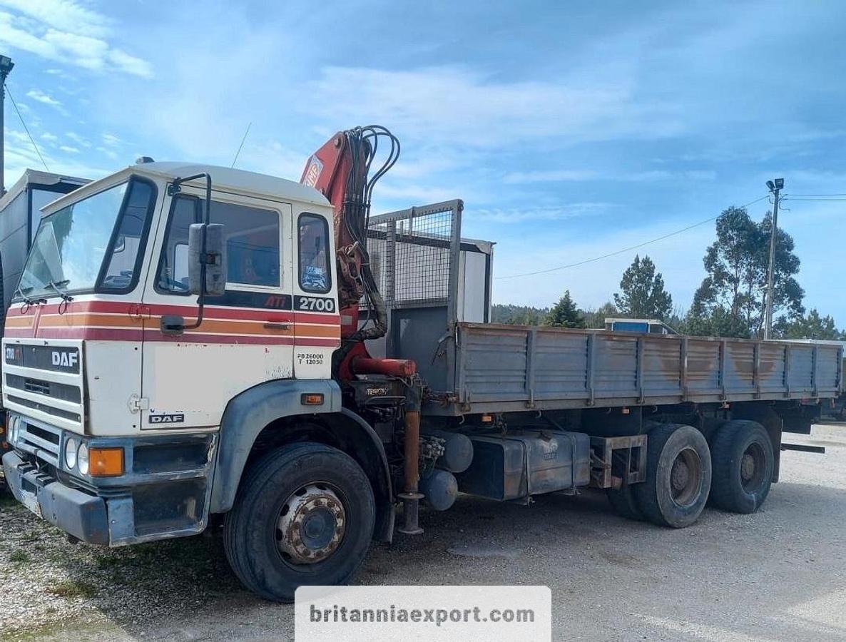 Used 1993 DAF 2700 ATI 6x4 26 Ton Tipper with HMF 820 Crane | Export Ready.
