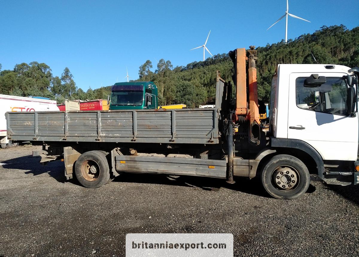 Used 2003 MERCEDES-BENZ Atego 1528 | 15 Ton | 3 Way Tipper | with Palfinger PK7501 5.7 Ton Crane