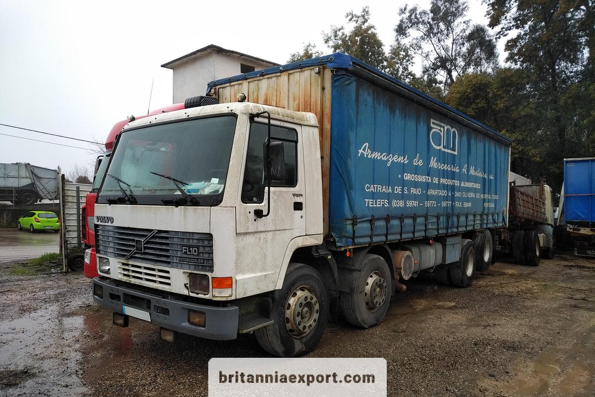 Used 1996 VOLVO FL10 320 | 8x2 12 Tyres | Euro 2 |  32 Ton Curtainsider Truck