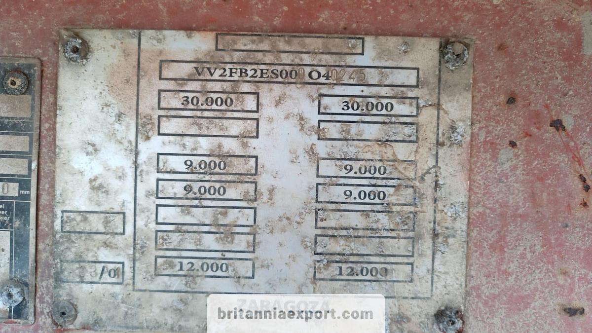 Used 1990 Basgaia 2 Axles Twin Wheel | 30 Ton Tipper Semi-Trailer | Spring Suspension |