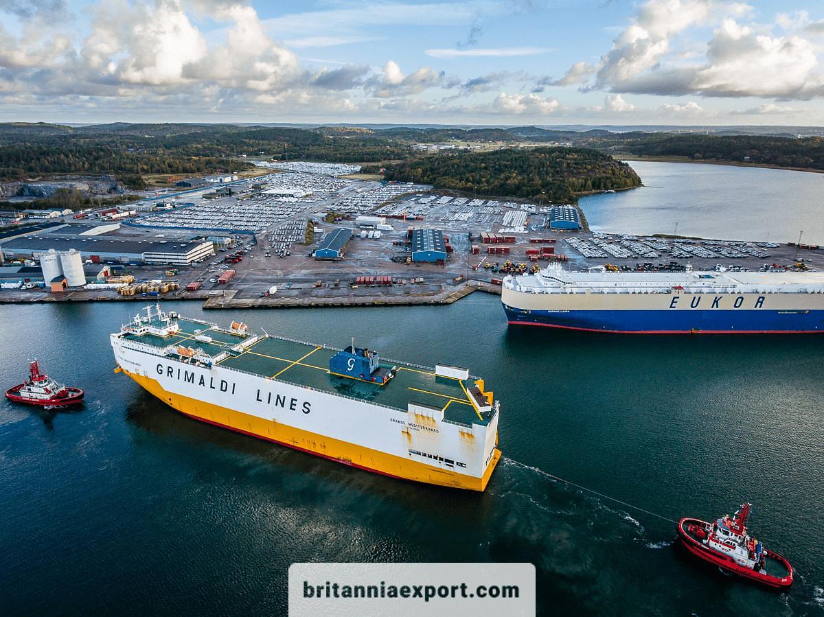 Used RoRo Shipping from Wallhamn or Gothenburg - Sweden to West Africa
