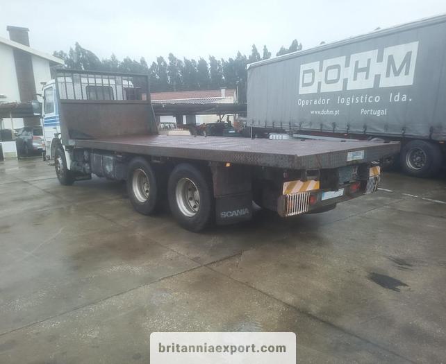 Used 1993 SCANIA P 93H 280 6X2 10 tyres 26 ton flatbed truck