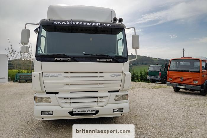 Used 2006 DAF CF 75 310 ZF 16 manual Euro 3 chassis cab truck.