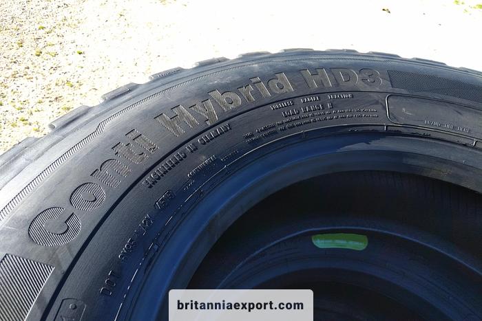 Refurbished 2024 Continental Conti Hybrid HD3 285/70R19.5 Quarry retread truck tyres