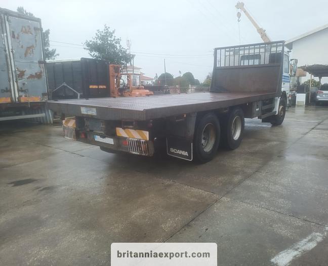 Used 1993 SCANIA P 93H 280 6X2 10 tyres 26 ton flatbed truck