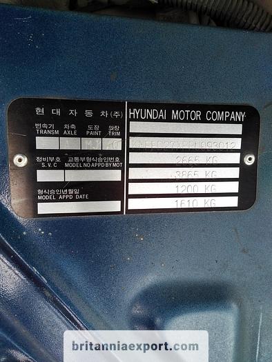 Used 1994 Hyundai H100 2.5 diesel 6 seats minibus.