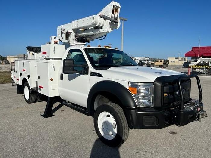 Used C82048 Altec AT45M 45ft Bucket Boom on a 2012 F550 4x4 Utility Truck