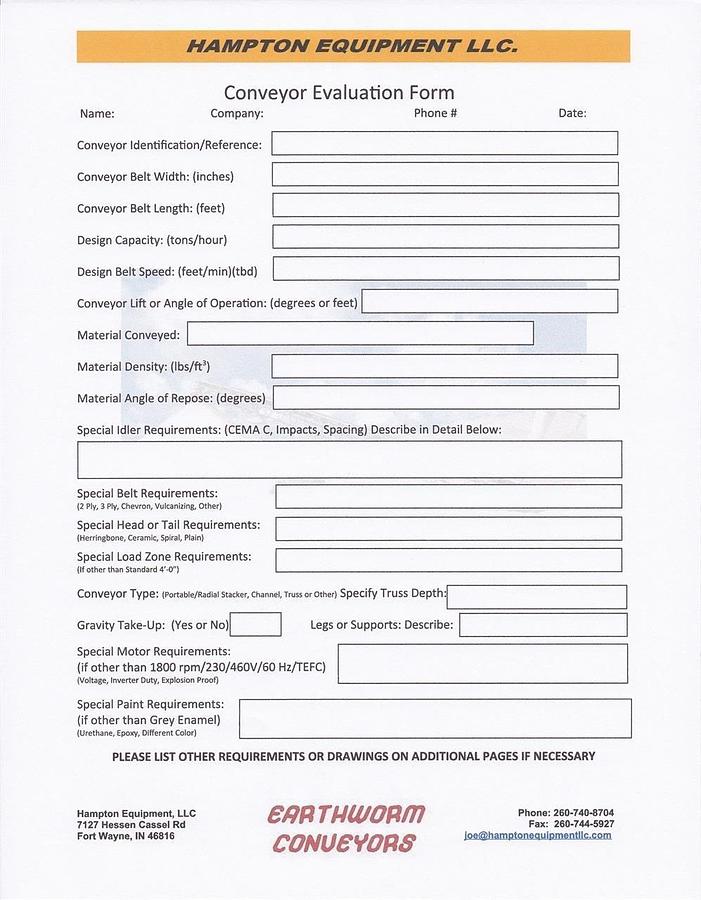 2026 EARTHWORM CONVEYORS 30X100