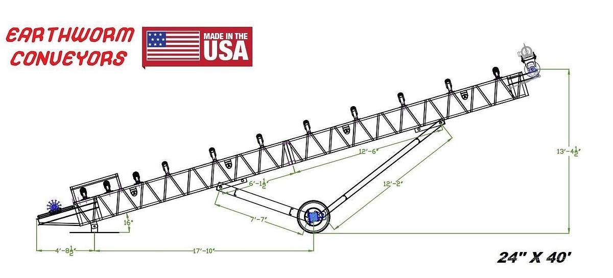 2025 EARTHWORM CONVEYORS 24X40