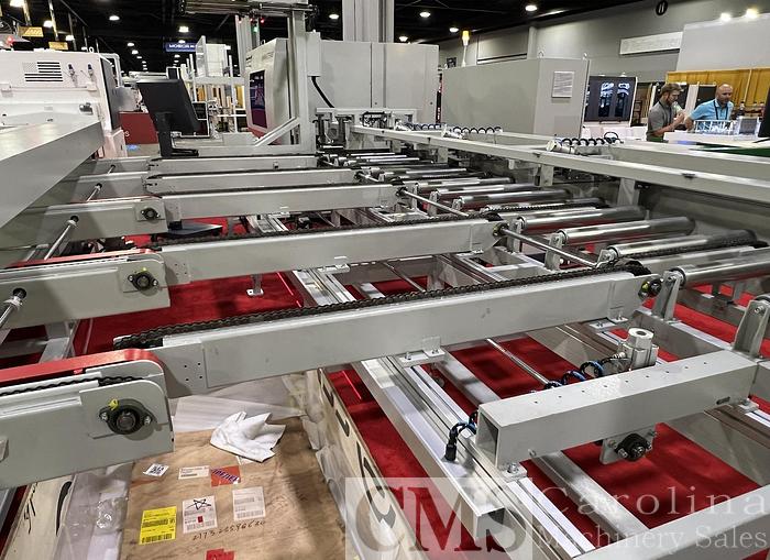 Used Woodtech Optimizing Gang Rip Saw with Infeed