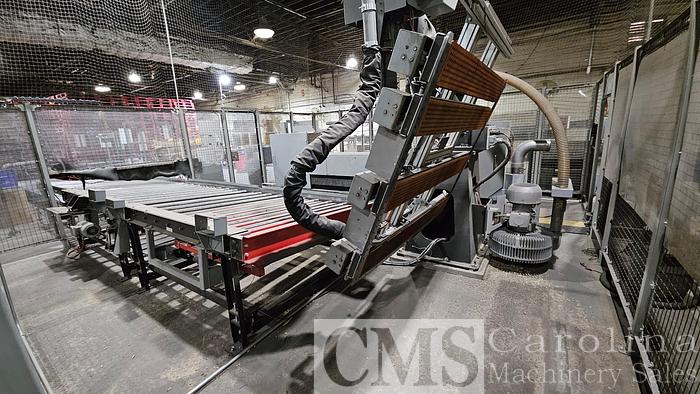 Used Honey Badger Pallet Nailer with Stacker