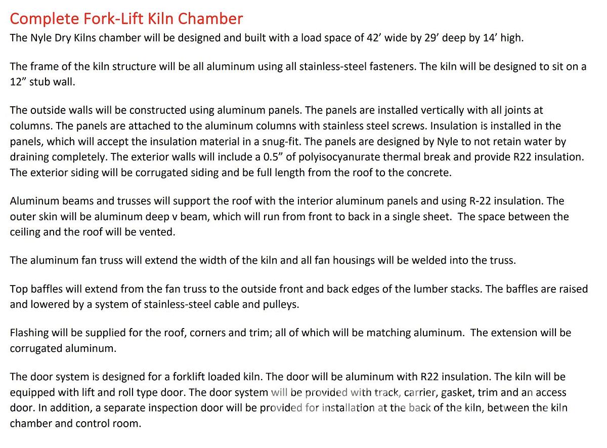 Used 2024 Nyle 40 MBF Dry Kilns