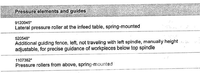 Used Weinig Unimat 318 6-Head Moulder