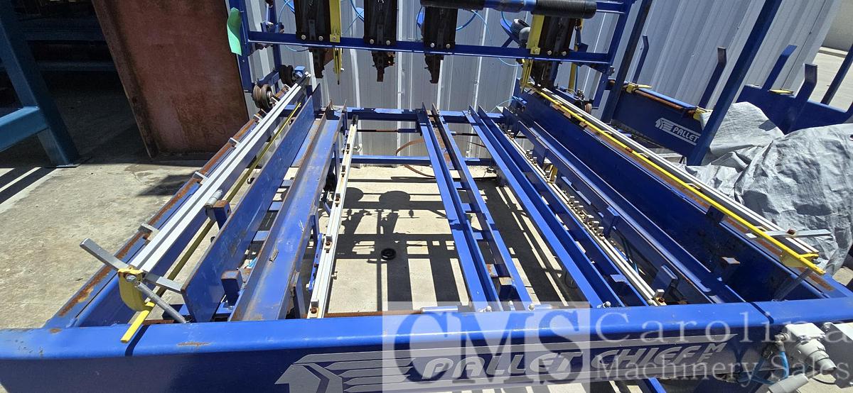 Used Pallet Chief PC II Nailer with Stacker