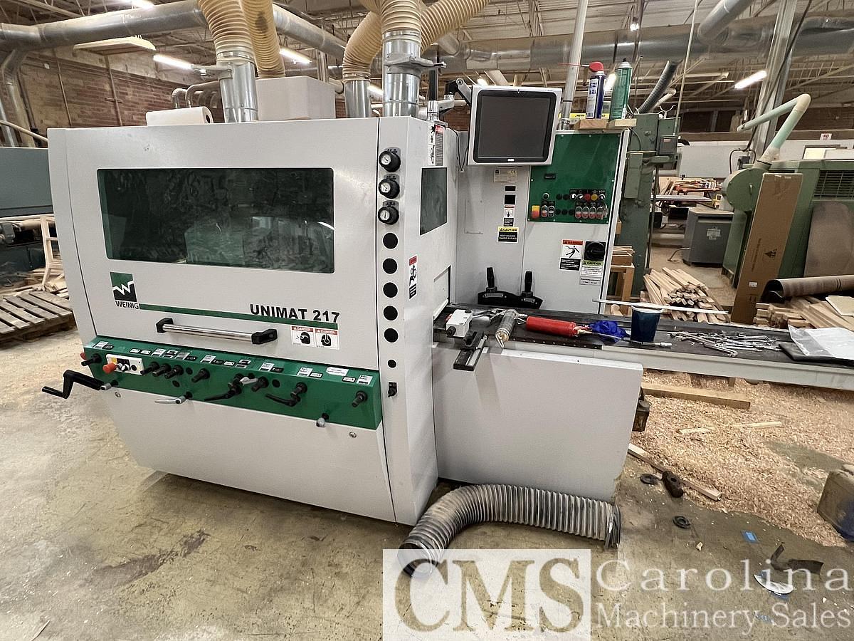 Used 2014 Weinig Unimat 217 5-Head Moulder