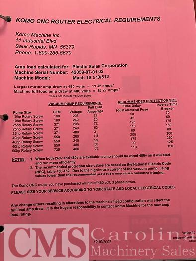 Used 2002 Komo VR 512