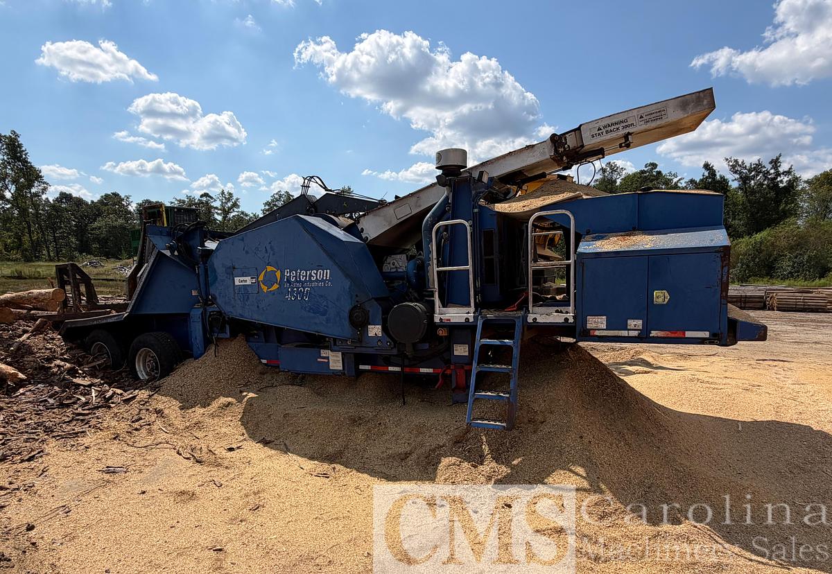 Used 2010 Peterson Model 4300 Portable Drum Chipper