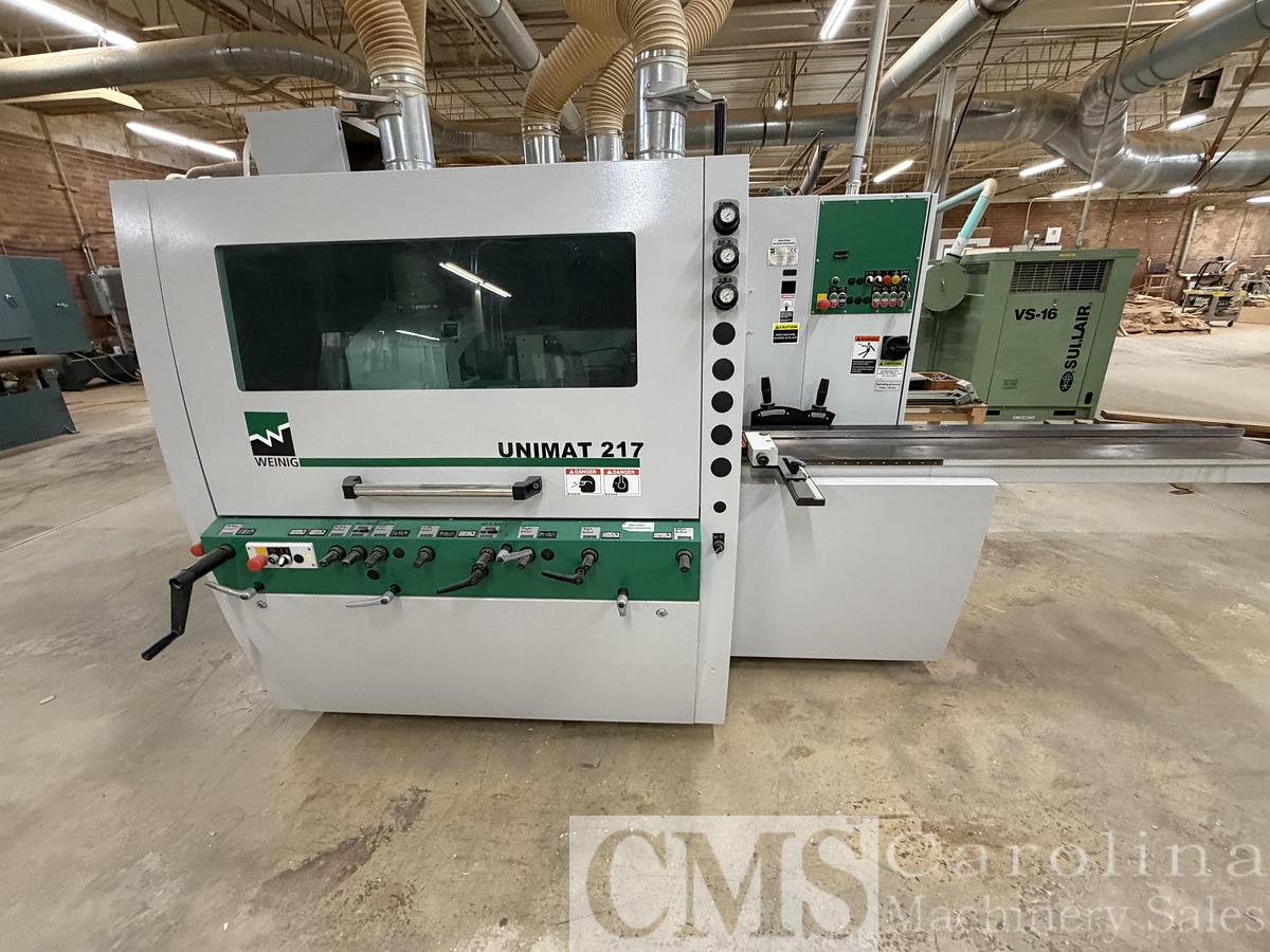 Used 2014 Weinig Unimat 217 5-Head Moulder