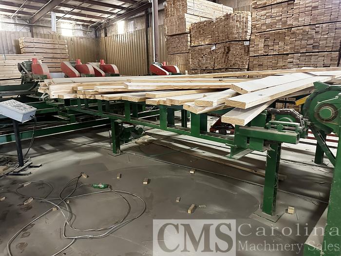 Used Newman KM16 Trim Saw with Infeed System